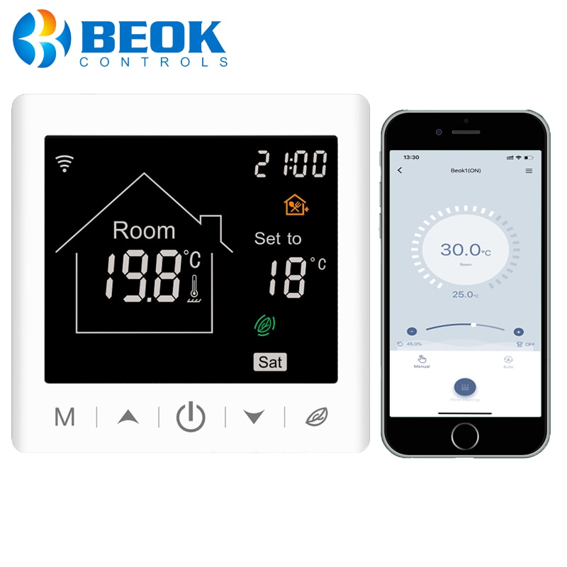 Beok Smart Gas Boiler Thermostat Wifi Temperature Controller...