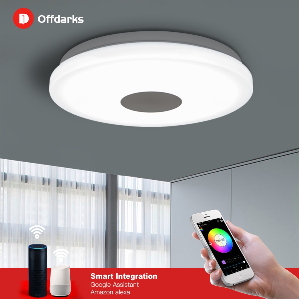 Smart LED Ceiling Light 48W 60W Application Remote...