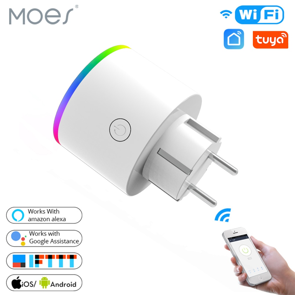 WiFi Smart Plug Outlet Wireless Power Socket Smart...