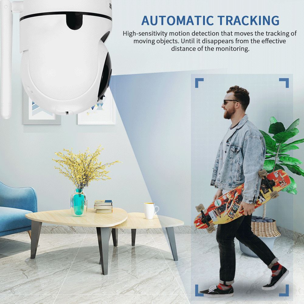 INQMEGA 1080P Cloud Wireless IP Camera Intelligent...